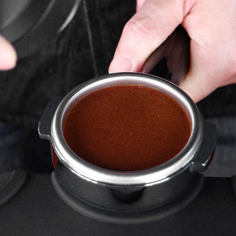 Distributeur De Café De 51 Mm, Tampons Manuels pour Café Expresso, 3 Pentes Inclinées Réglables en Acier Inoxydable à Double Couche