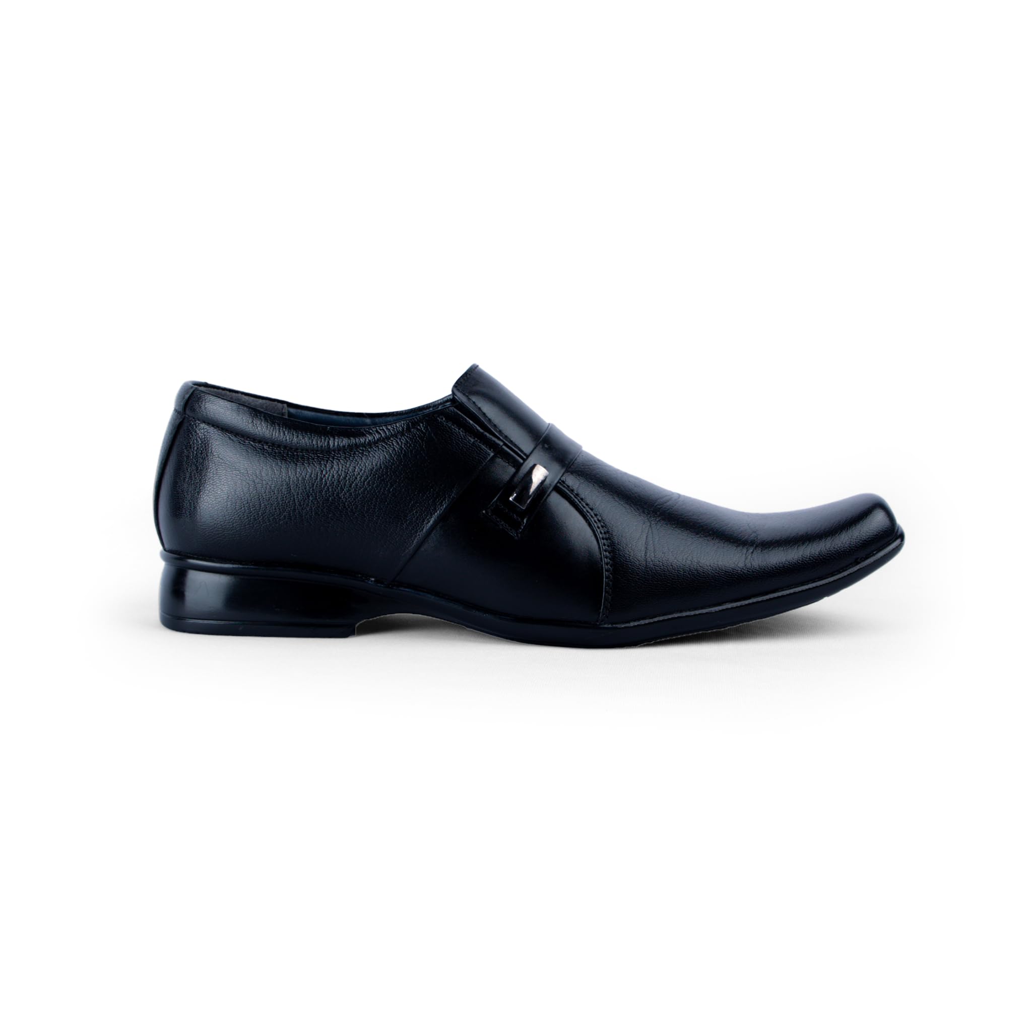 Handmade Eco-Friendly Black Moccasin Formal Shoes for Men | Slip-On Dress Loafers | Sustainable Vegan Leather | Comfortable Office Footwear | Classic Textured Design | Available in UK 5–12-picture-18
