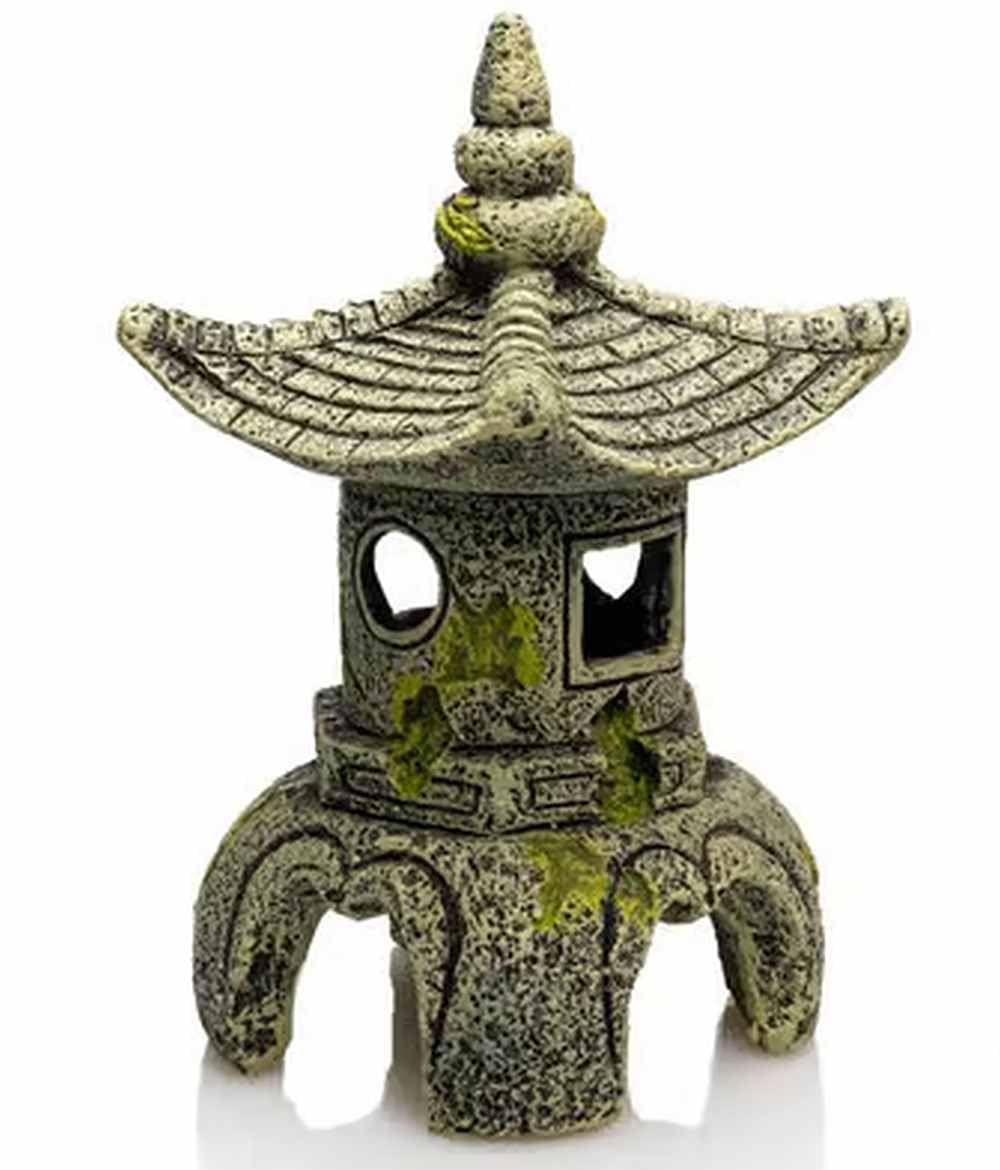Biotope Aquatics Ltd - Aquarium Ornaments, Fish Tank Polyresin Swim Through Decorations, Multiple Designs - Dinosaur, Skull, Boat, Ship, Tree Root, Wood, Cave (Chinese Lantern #711 (12cm))
