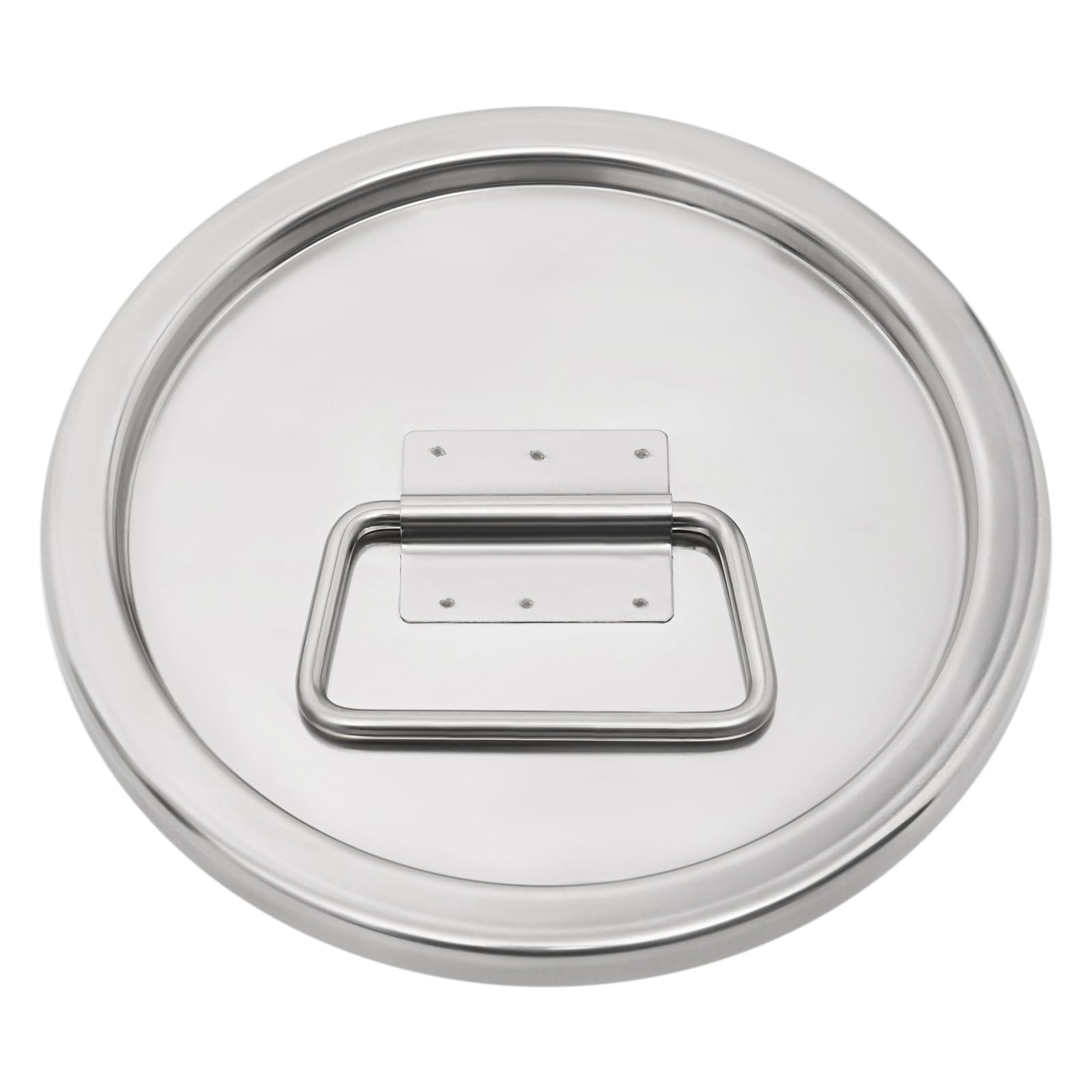 Jarra de leche de acero inoxidable de 10 l con tapa y asa, para decoración y almacenamiento
