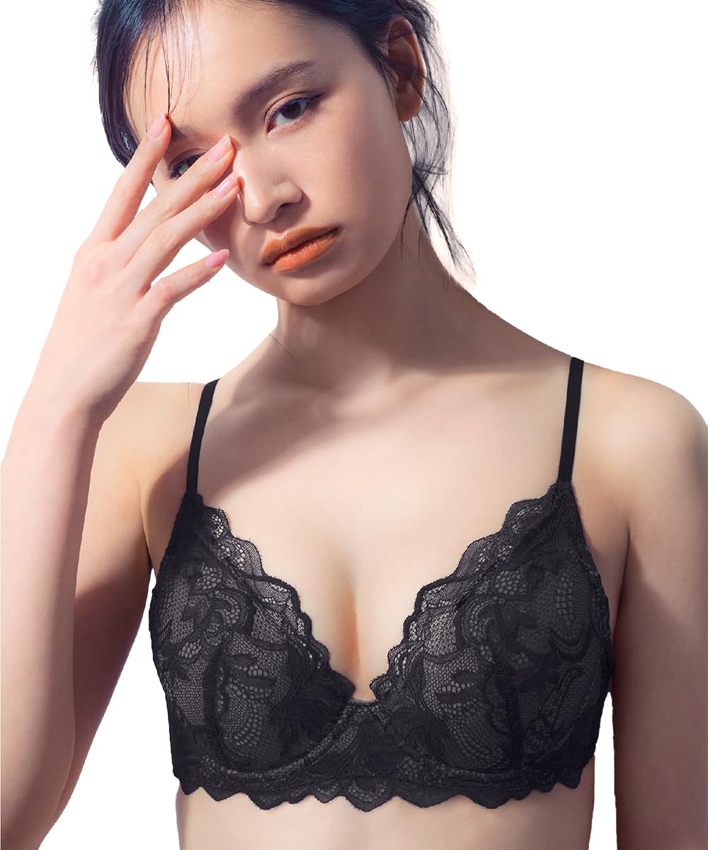 wing /Wacoal CB4000 Women's Bra with 3D Appearance, Plump Decollete, Beautiful Cleavage, Reduces Bra Slipping, Float, Highlight Bra, Bra-picture-10