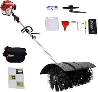 Gas Gas-powered sweeping brush