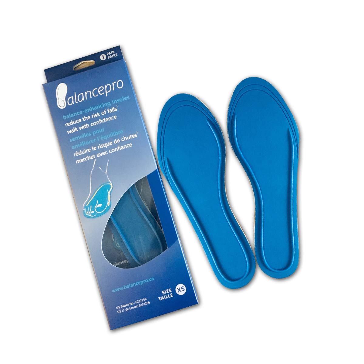 BalancePro Balance Enhancing Shoe Inserts for Men – Patented Insoles for Fall Prevention – Ideal for Elderly, Parkinson’s, Everyday Comfort - Size