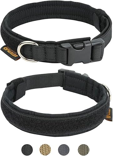 EXCELLENT ELITE SPANKER Collar de perro de nailon ajustable para perros pequeños, collar acolchado suave para perros pequeños