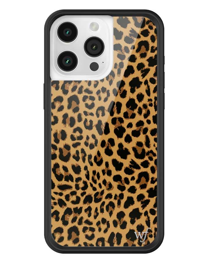 Image of Wildflower Cases - iPhone 15 Pro Max Compatible - Meow - Brown