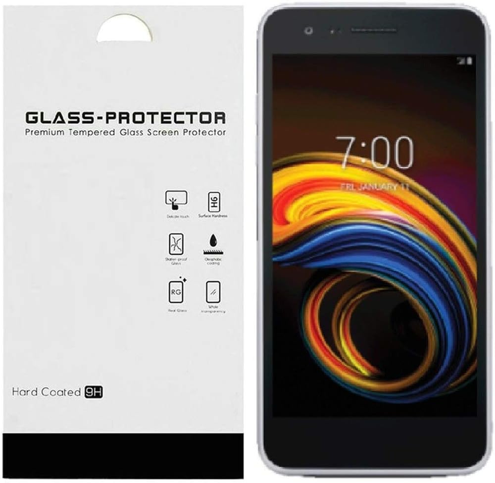 Amazon Com Lg Tribute Empire X220pm Lg Aristo 3 Lmx220ma 2 Pack Tempered Glass Screen Protector Guard Extreme Band Tempered Glass Cell Phones Accessories