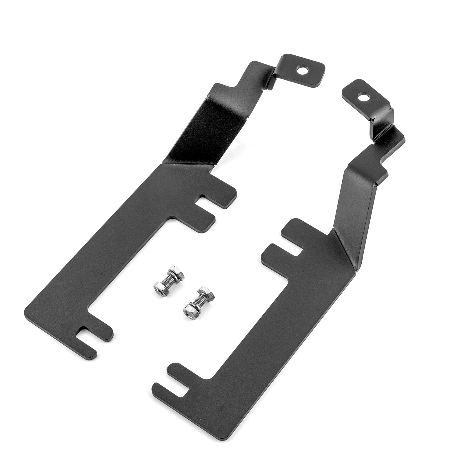 WeiSenUpper Hood Hinge Ditch Light Mount Bracket Compatible with 2015-2019 Chevy Silverado Sierra 2500 3500 for Auxiliary Most 3 Inch Offroad LED Pod Work Light