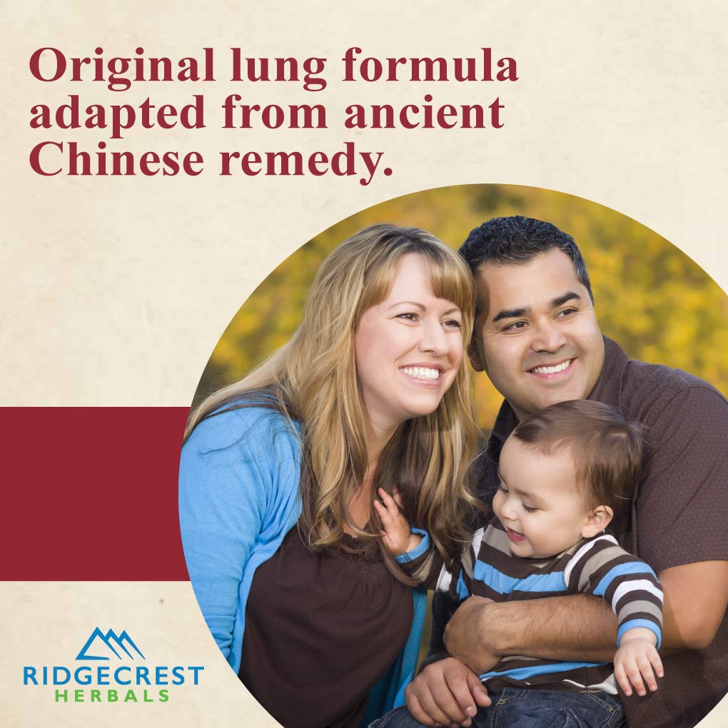 Ridgecrest Herbal Clearlungs Classic Red Label - 60 Vegan Capsules (3 Pack): Asthma Medications: Industrial & Scientific