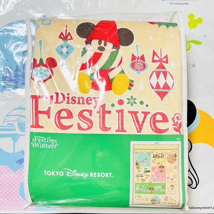 Disney Festive Winter リルリンリン 毛布 ブランケット Disney
