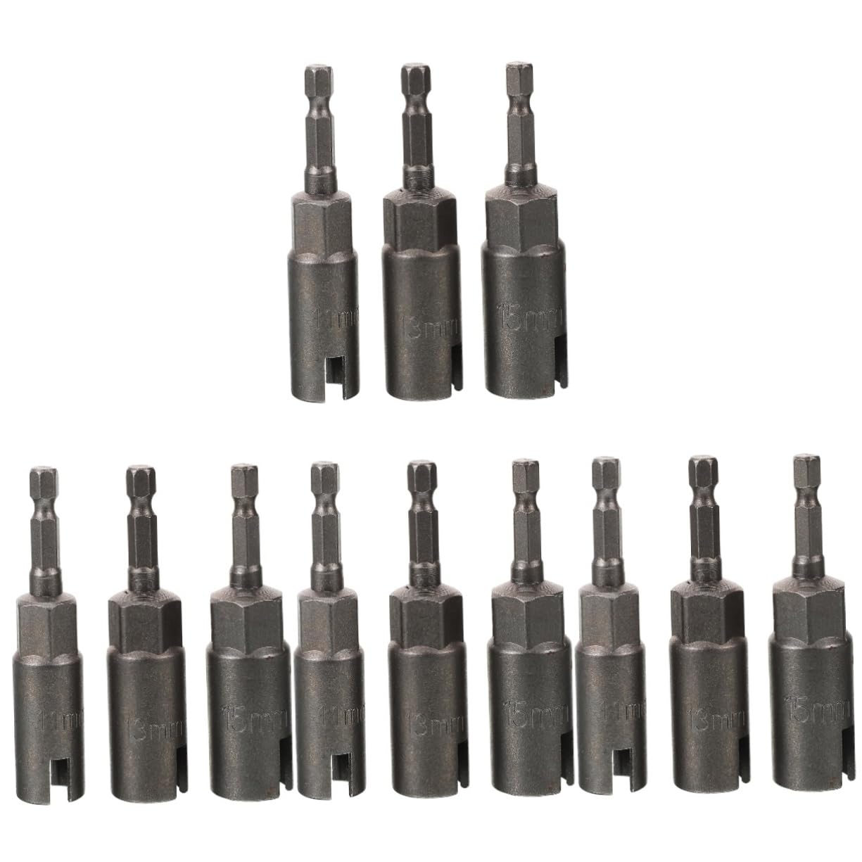 Angoily 4 Set Presa A Vite Punte Da Trapano Per Avvitatore A Percussione Ruota Tappo Magnetico Strumenti Chiavi Chiave Per Dadi Per Bullone -v (acciaio Al Cromo Vanadio) Silver 3 Pezzi*4