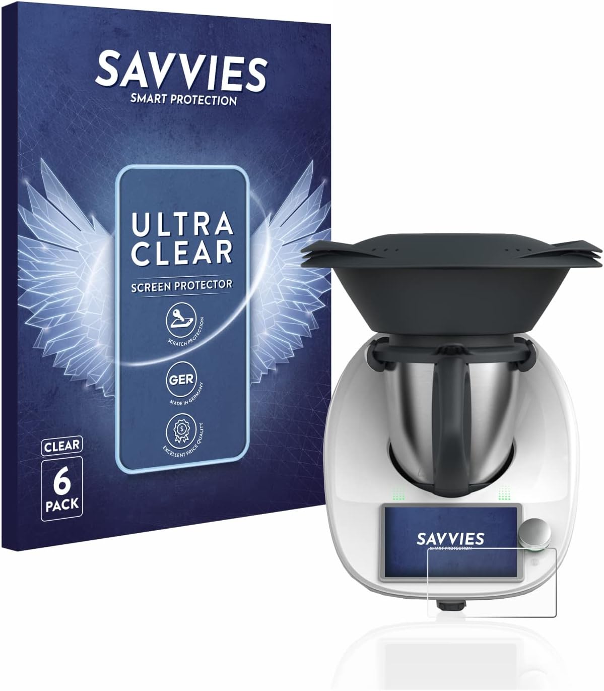 2x Schutzfolie Für Thermomix TM7 Display - Matt & Kratzfest Mit Reinigungsset