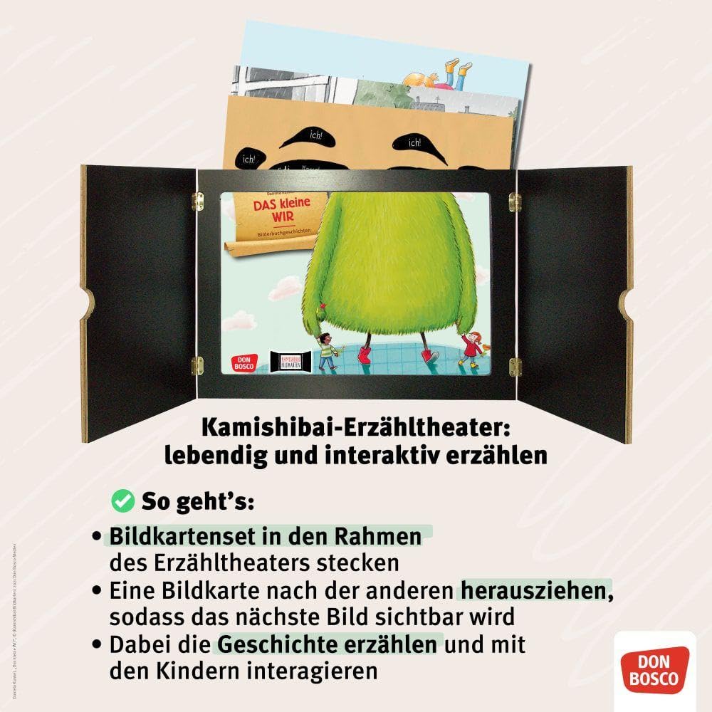 Die kleine Glitzerblume. Gemeinsam sind wir einzigartig! Eine Geschichte mit Rabe und Eichhörnchen. Kamishibai Bildkartenset: Entdecken - Erzählen - Begreifen: Bilderbuchgeschichten