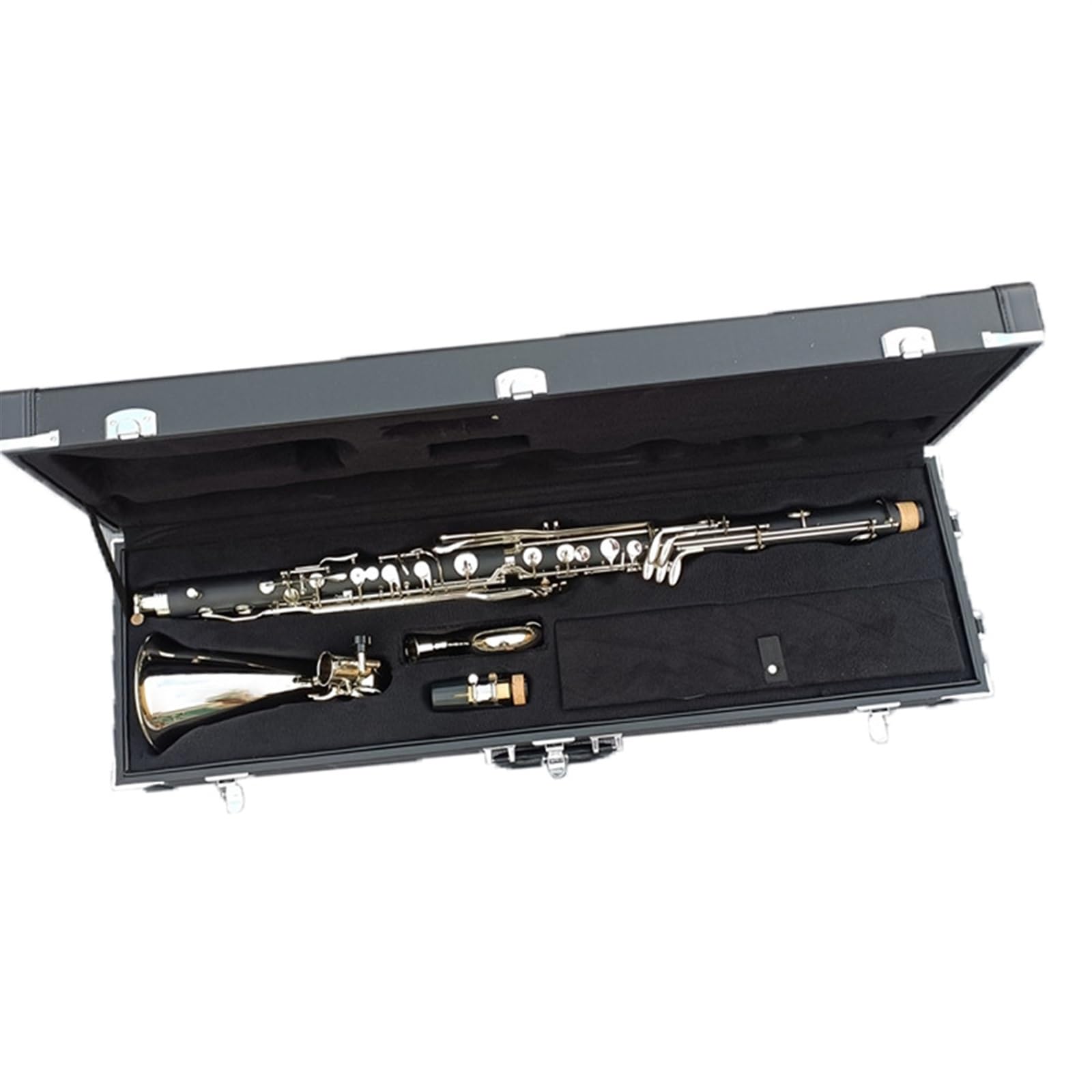Llaves Plateadas Clarinete Bajo Bb Tune Clarinete Instrumento De Baquelita Con Estuche Instrumento Musical Clarinete Principiantes