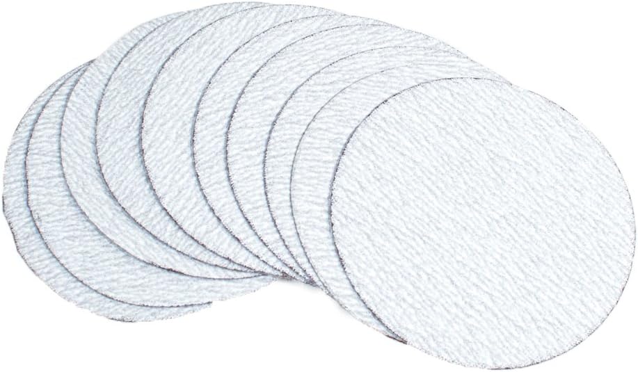 3" - 220 Grit Aluminum Oxide Hook and Loop Sand Paper Discs (100 pcs)
