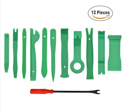 Miniatura 2 de Kit de herramientas de extracción de moldura automática, herramienta de reparación de automóviles para audioradioCDGPSdesmontaje de puerta, clip de