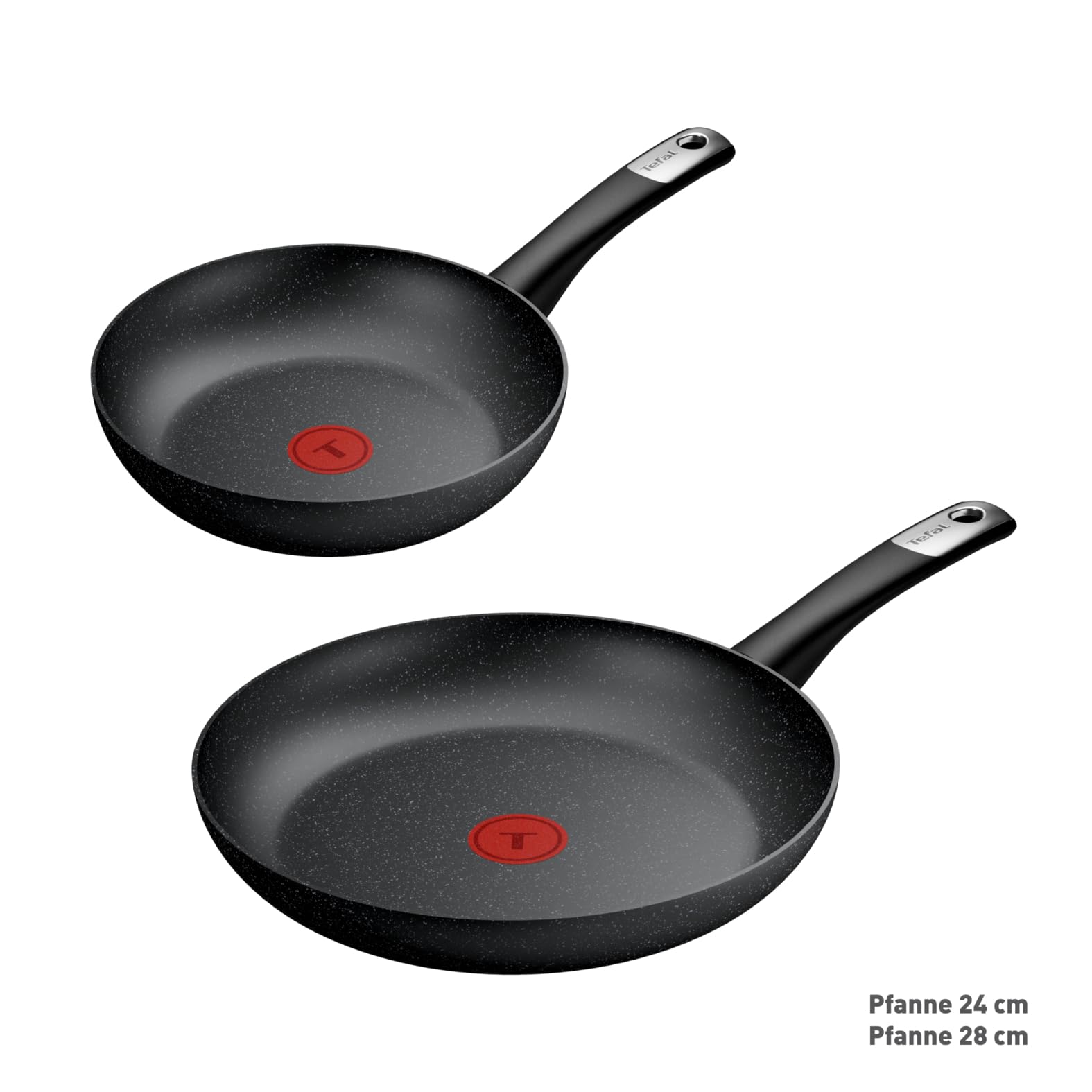 Tefal Explore Stone G7 Pfannen-Set 24/28 cm, Antihaft, Induktion G01190