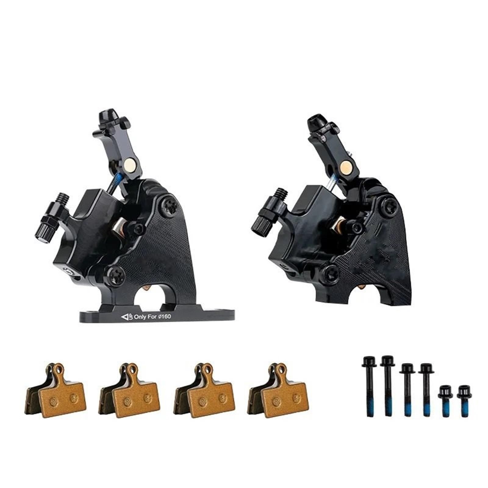 Hydrauliczny hamulec tarczowy z klockami Hamulec wirnika Płaski zacisk rowerowy CNC Mechaniczny do roweru szosowego szutrowego Bęben HamulACcowy Rowerowy
