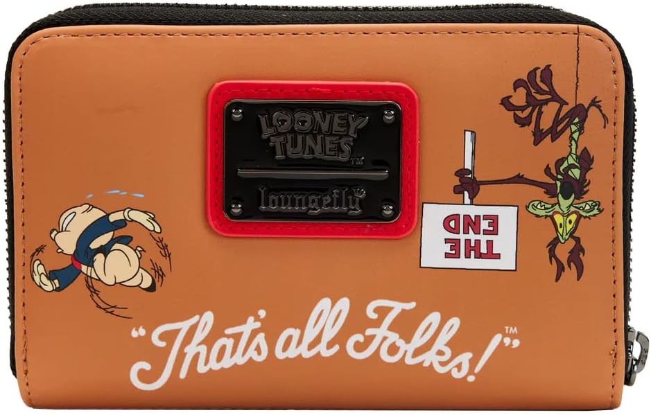 Loungefly Looney Tunes That's All Folks Zip Around Wallet