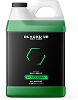 Blackline Ultra Foam Extreme Foaming Car Shampoo - Ceramic Coating Safe, Foam Cannon Compatible, 64oz Green Apple Scent