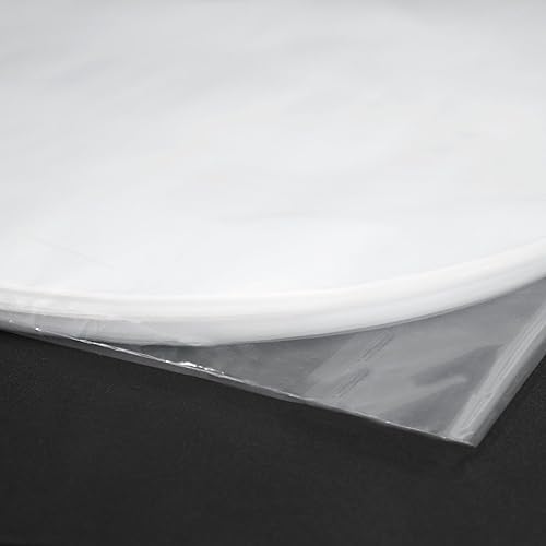 Miniatura 6 de Sivet - Fundas interiores de vinilo de 50 LP para máxima protección y preservación con propiedades antiestáticas y diseño de ángulo cuadrado, ideal