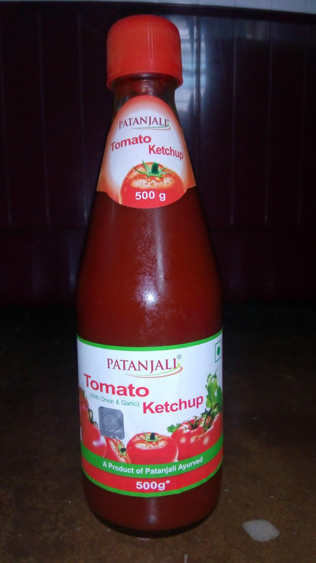 Patanjali Tomato Ketchup Without Onion Garlic, 500g Amazon.in
