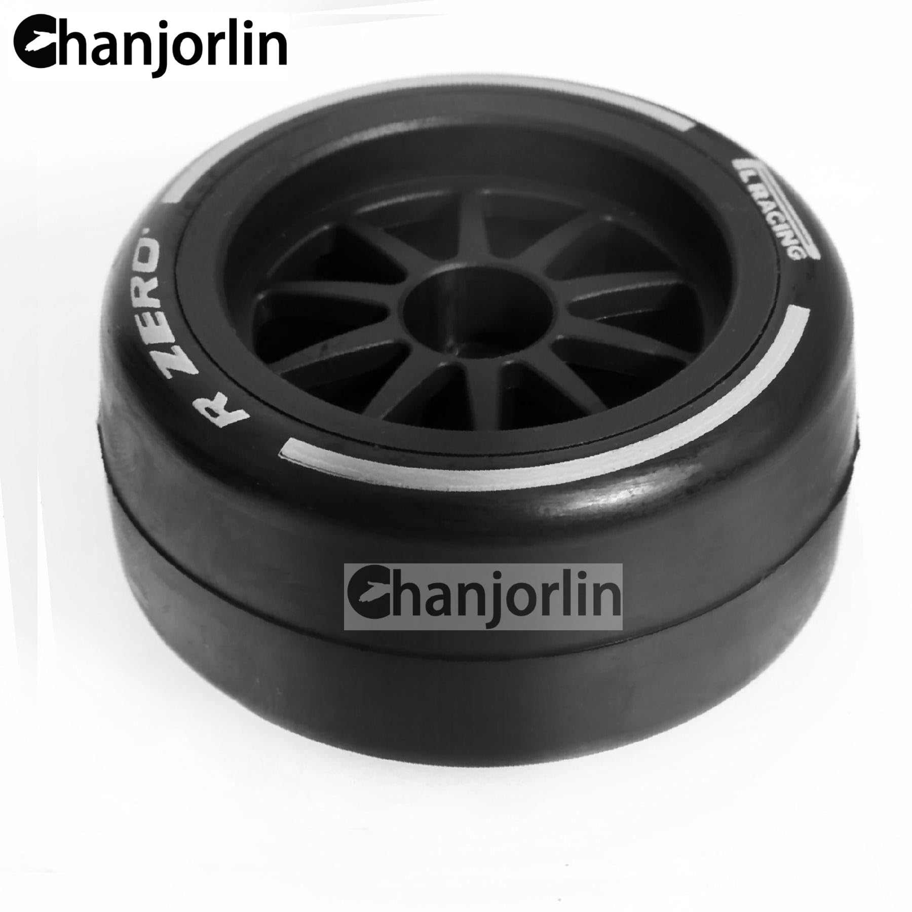 Amazon | Chanjorlin 1/10 RC F1 フロントとリア タイヤとホイール