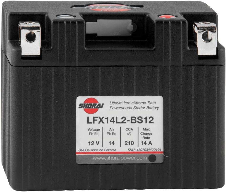Shorai Lithium-Iron Battery LFX14L2-BS12 for Yamaha YZF-R1 2015-2018