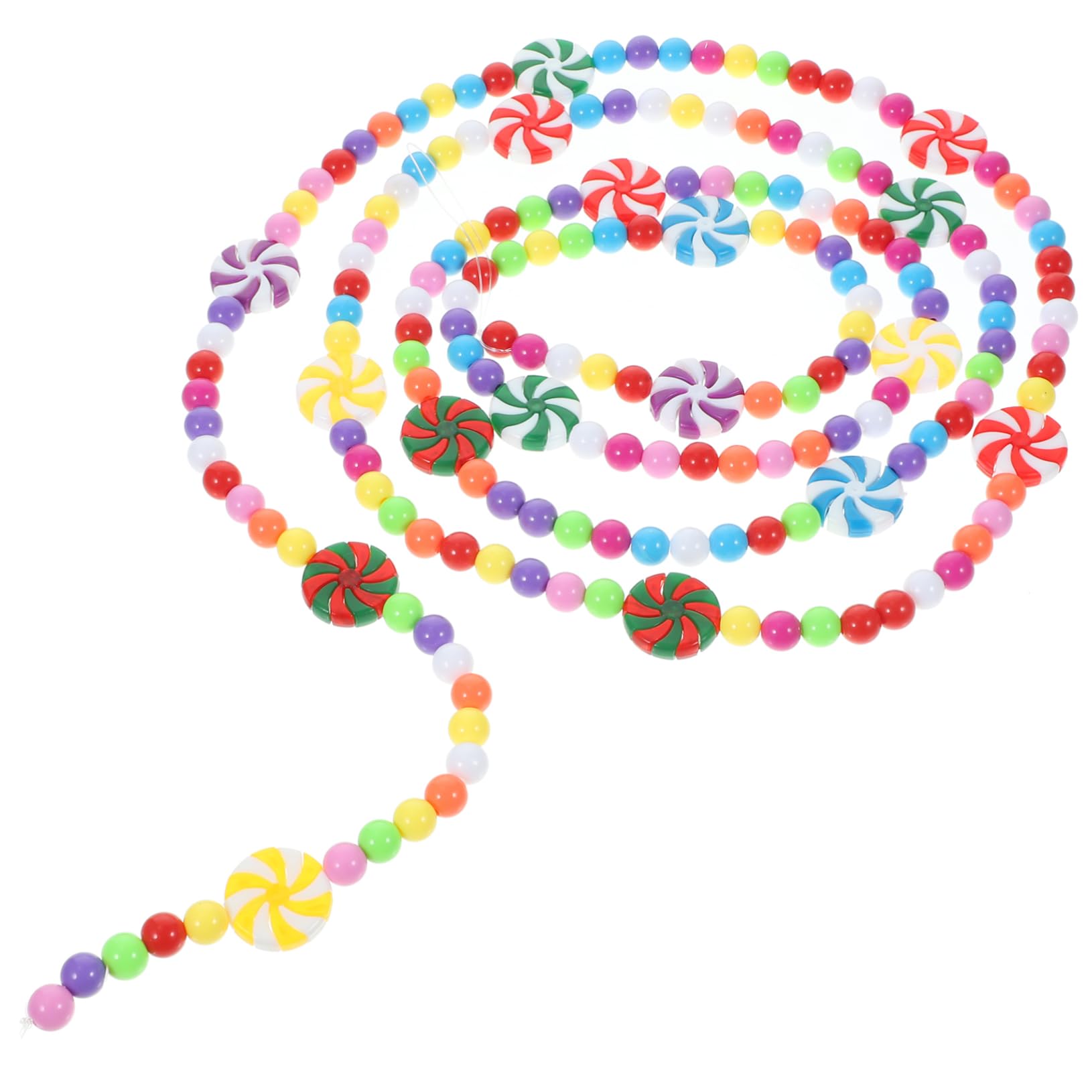 Zerodeko 5 Stück Süßigkeitsanhänger aus Perlen Christbaum anhänger christbaumanhänger Christmas-Decorations Streamer Dekorationen Lebkuchen Weihnachtsdekoration Weihnachtsbaum Plastik