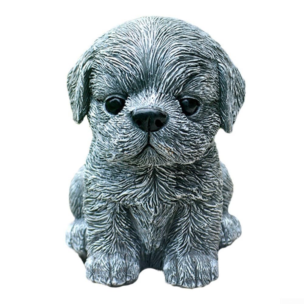 Statue de jardin en résine : rompez la monotonie de votre pelouse avec ce chien