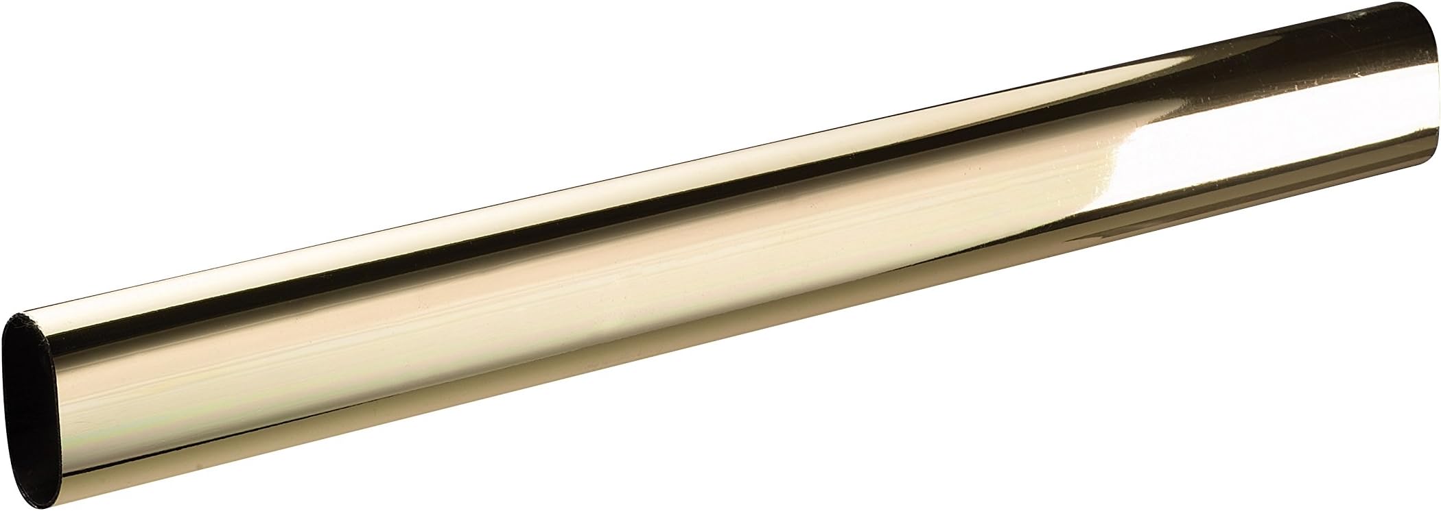 William Hopkins OVBP3 30/15 x 914 mm Brass Plated Steel Decorative Oval Tube, 15 x 914