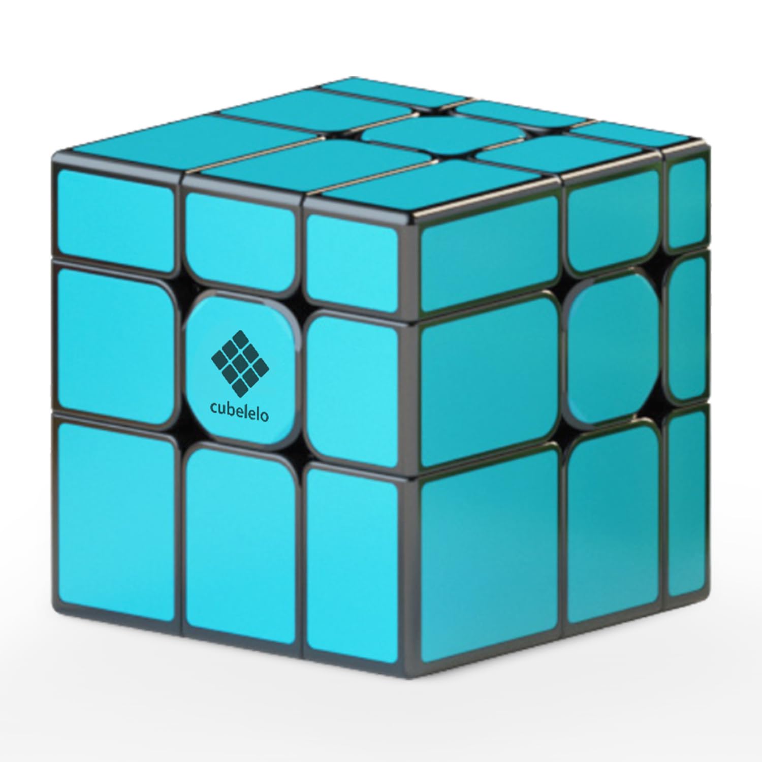 Cubelelo Drift 3x3 Mirror Blue (Tiled) Speed Cube | New Blue Version Looks Stunning with Buttery Smooth Turns | Ideal for Kids Above 5 6 Years Old Boys Girls | 3x3x3 Shape-Shifting Design Puzzle Toy