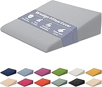 Vista 6 de Xtreme Comforts Funda de almohada de cuña, hipoalergénica y fácil de limpiar, se adapta a nuestra almohada de cuña (27 x 25 x 7 pulgadas)