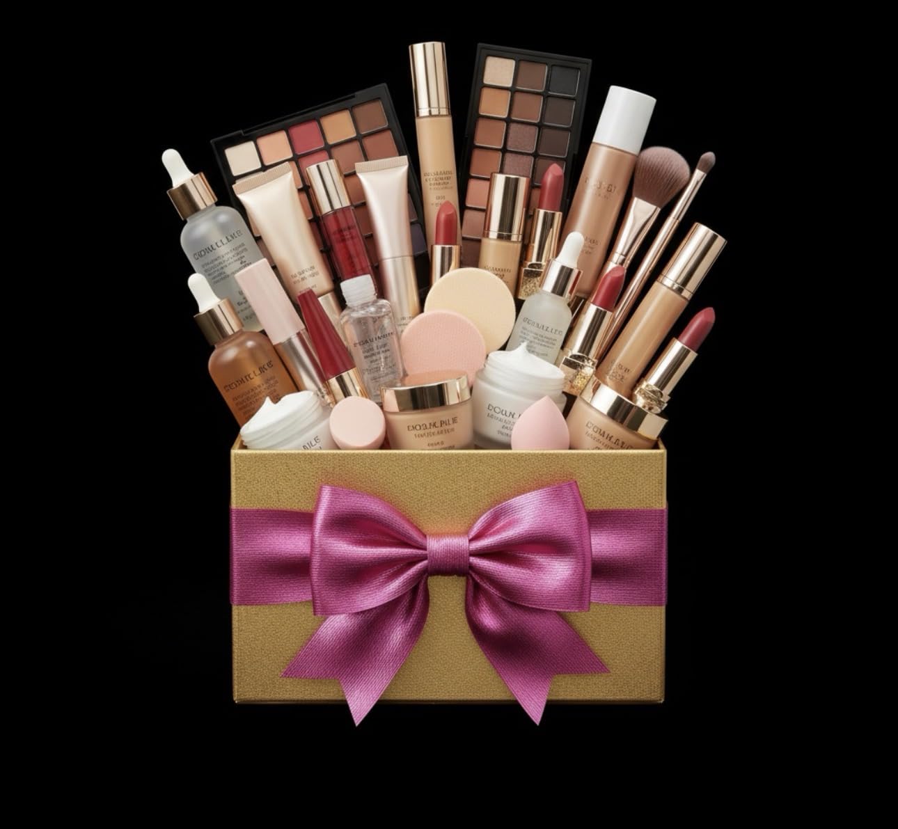 Glow Your Day – Luxury Makeup & Beauty Gift Box for Women | Elegant, Magical Self-Care Set