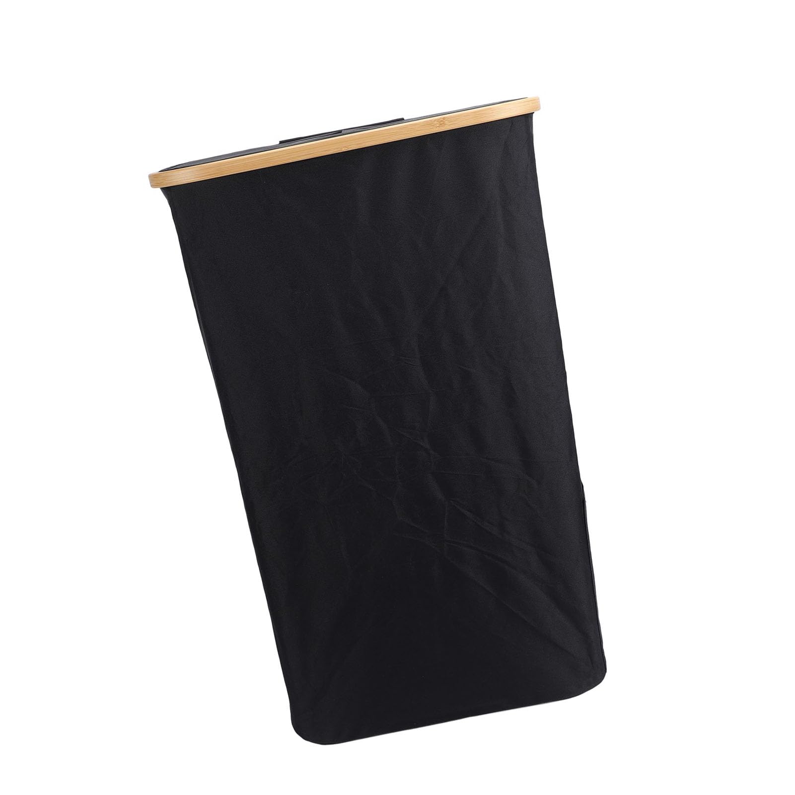 Poubelle de Recyclage, Panier de Recyclage en Bambou Pliable et étroit en Tissu Oxford, Panier de Sac Intérieur Amovible et Lavable, Idéal pour la Cuisine, le Bureau, la Maison, l'Intérieur