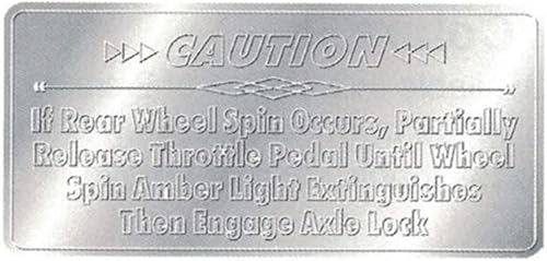 Miniatura 2 de GG Grand General Placa de anulación de apagado de acero inoxidable 68842 para tablero de Freightliner