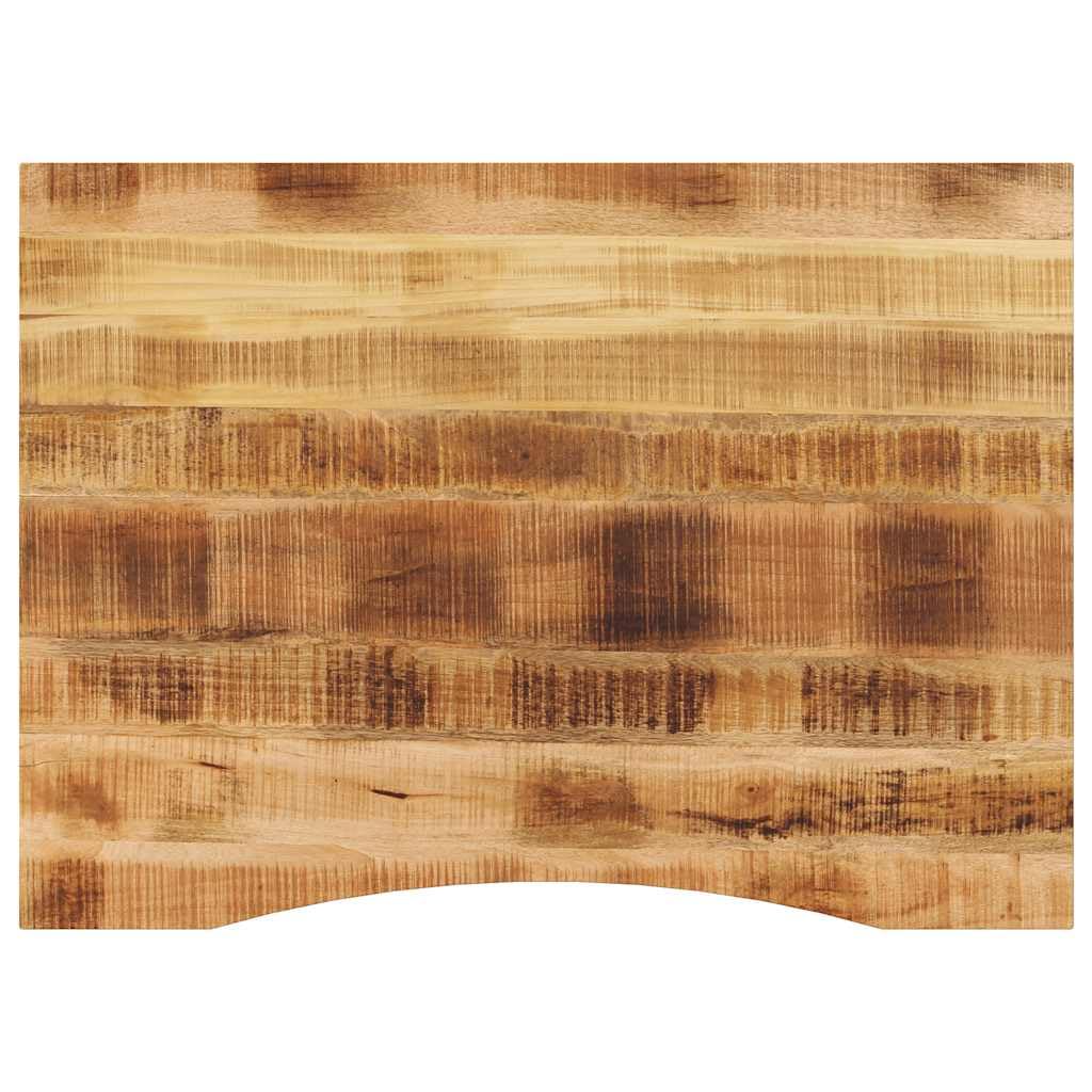 Plateau de bureau bois manguier massif rustique table salle à manger polyvalent