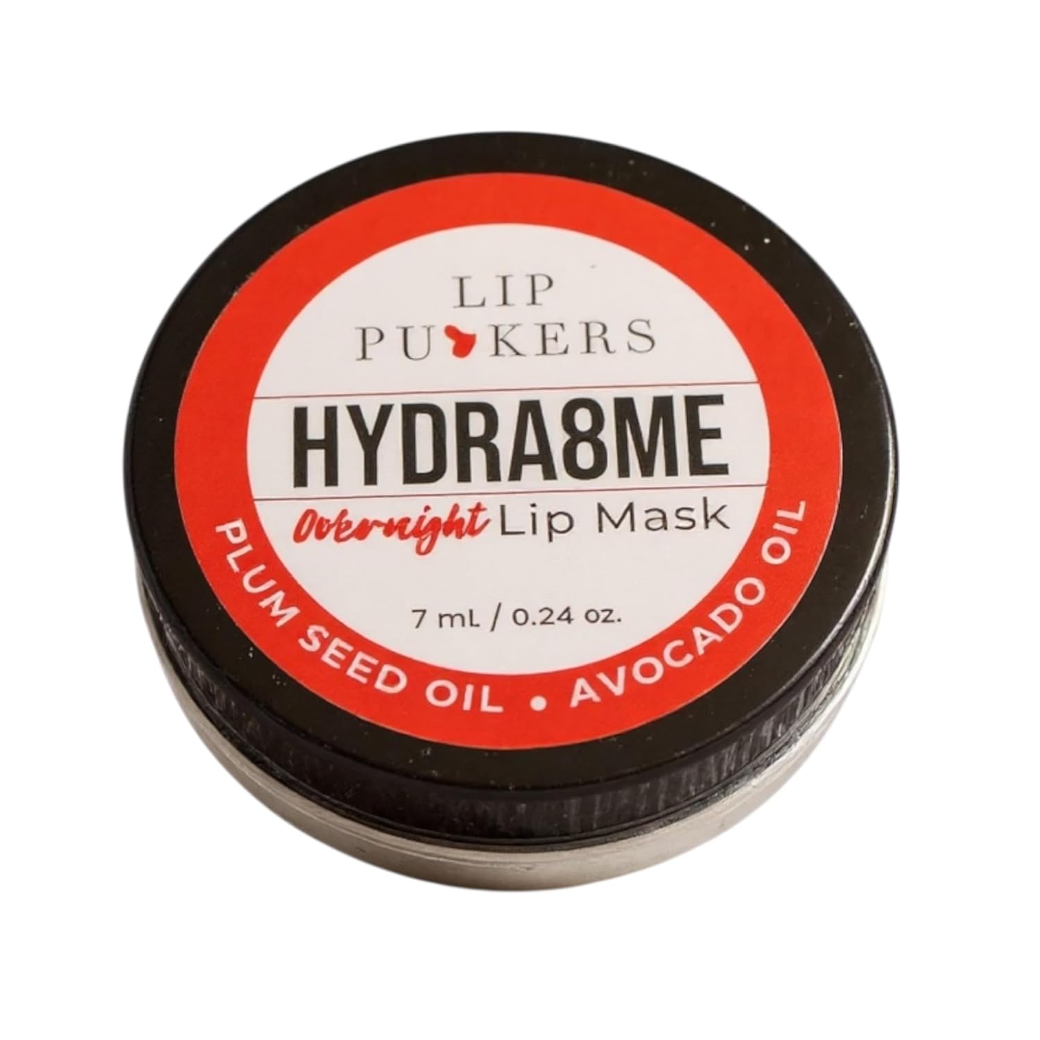 Hydra8me Overnight Lip Mask, Hydrating Treatment with Natural Oils, 7ml/.24oz