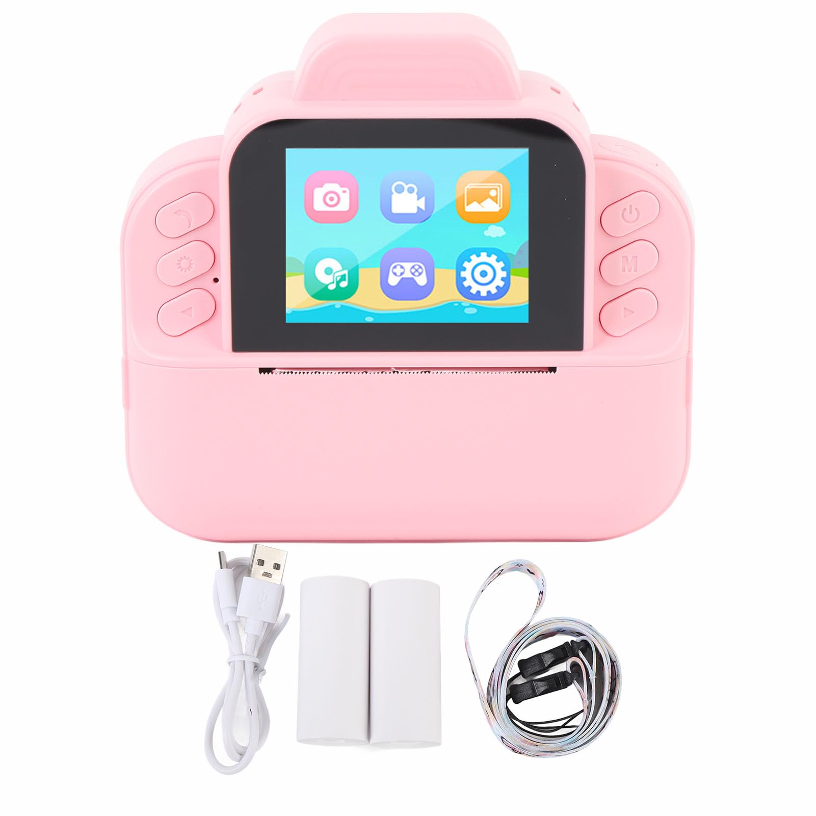 Kids Instant Print Camera, HD Photography, Instant Printing Camera, Fun Features, 48MP 1080P Compact Digital Camera with 6X Digital Zoom, Long Battery Life, 2.4 Inch Screen (Rosy)-image-44