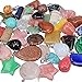 Chenkou Craft Wholesale Lots Mix Random 20pcs Natural Stone Like Pendants Charms Jade Turquoise Agate Crystal Quartz Precious Stone Beads Bracelet Necklace Jewelry Findings Gemstone (Mix styles 20pcs)