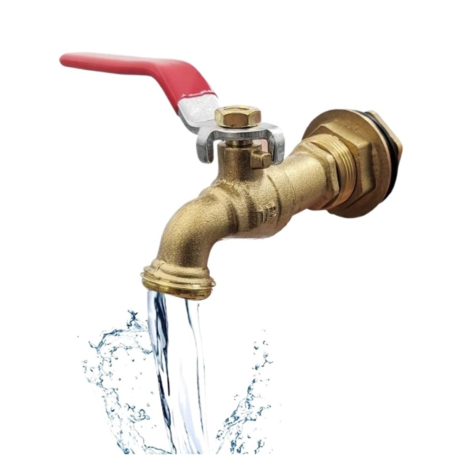 5 pz ottone pioggia barile rubinetto 3/4 * 1/2 quarto di giro con valvola a sfera paratia for serbatoi d'acqua vasche piscine