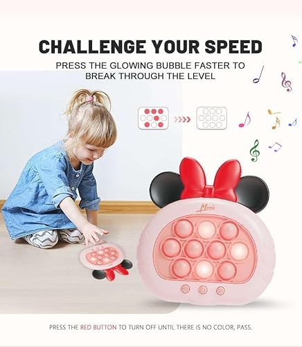 Pop It Eletrônico Anti Stress Estimule a Memória e Cognição (MINNIE)