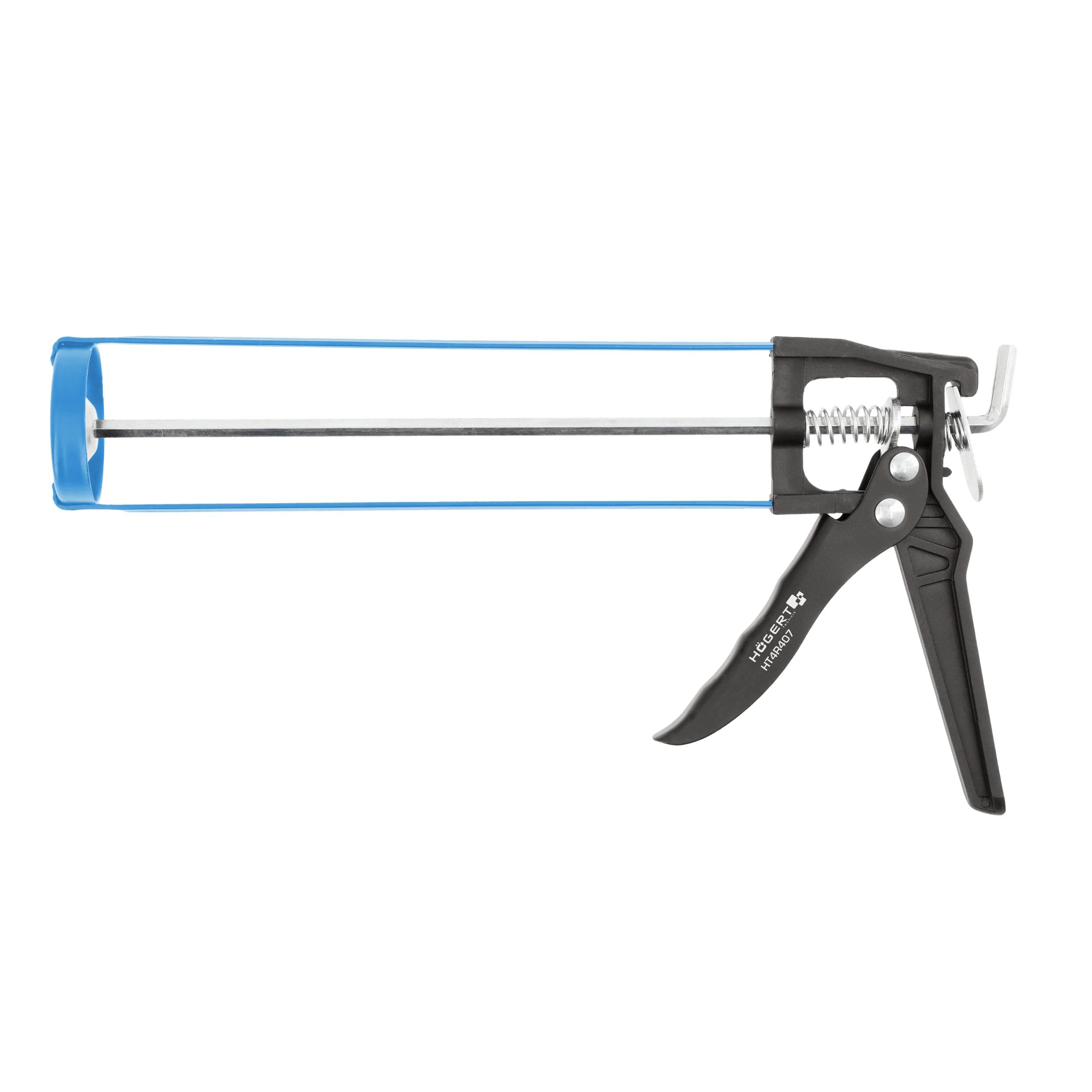 HÖGERT TECHNIK - Kartuschenpresse für Silikon, Acryl, Kleber und Dichtstoffe, Auspresspistole für Kartuschen 310 ml, robuste Druckpistole für Handwerk & Bau