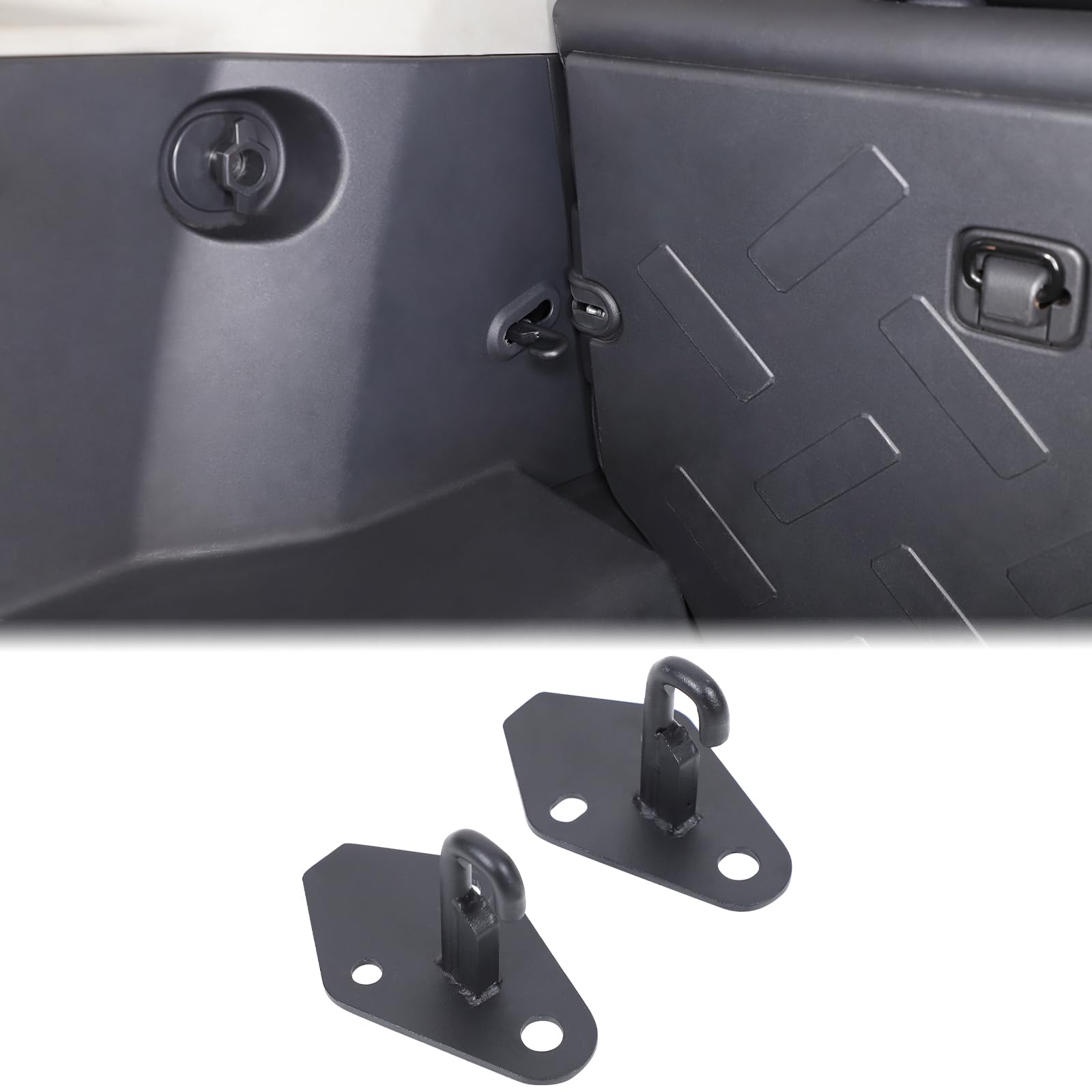 Aunginsy Rear Seat Tilt Brackets Seat Fixing Buckle Compatible with Toyota FJ Cruiser 2007-2021 Car Rear Seat Backrest Angle Adjustment Bracket Second Row Seats Moved Backward Interior Accessories