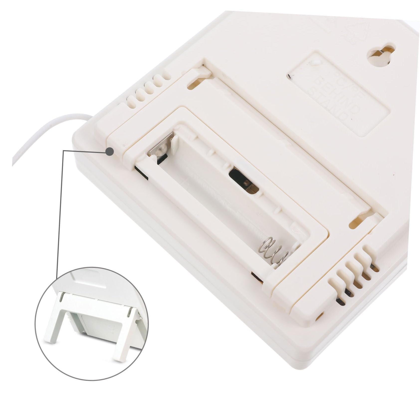 Sosoport 2 Sätze Thermometer Thermal- Aufkleber Tank Sonde im Freien Monitor aquarium temperaturanzeige gewächshaustheometer hygrometern digitales Hygrometer Aquarienhygrometer Plastik Weiß