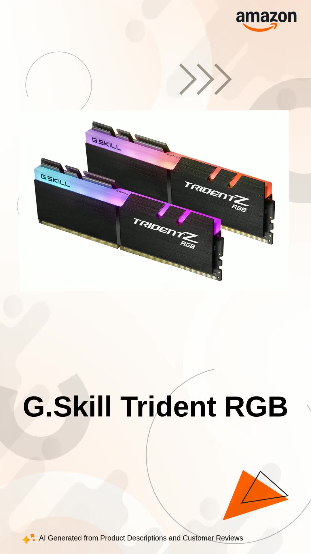 G.Skill Trident Z RGB 32GB DDR4-3600MHz Desktop Memory RAM
