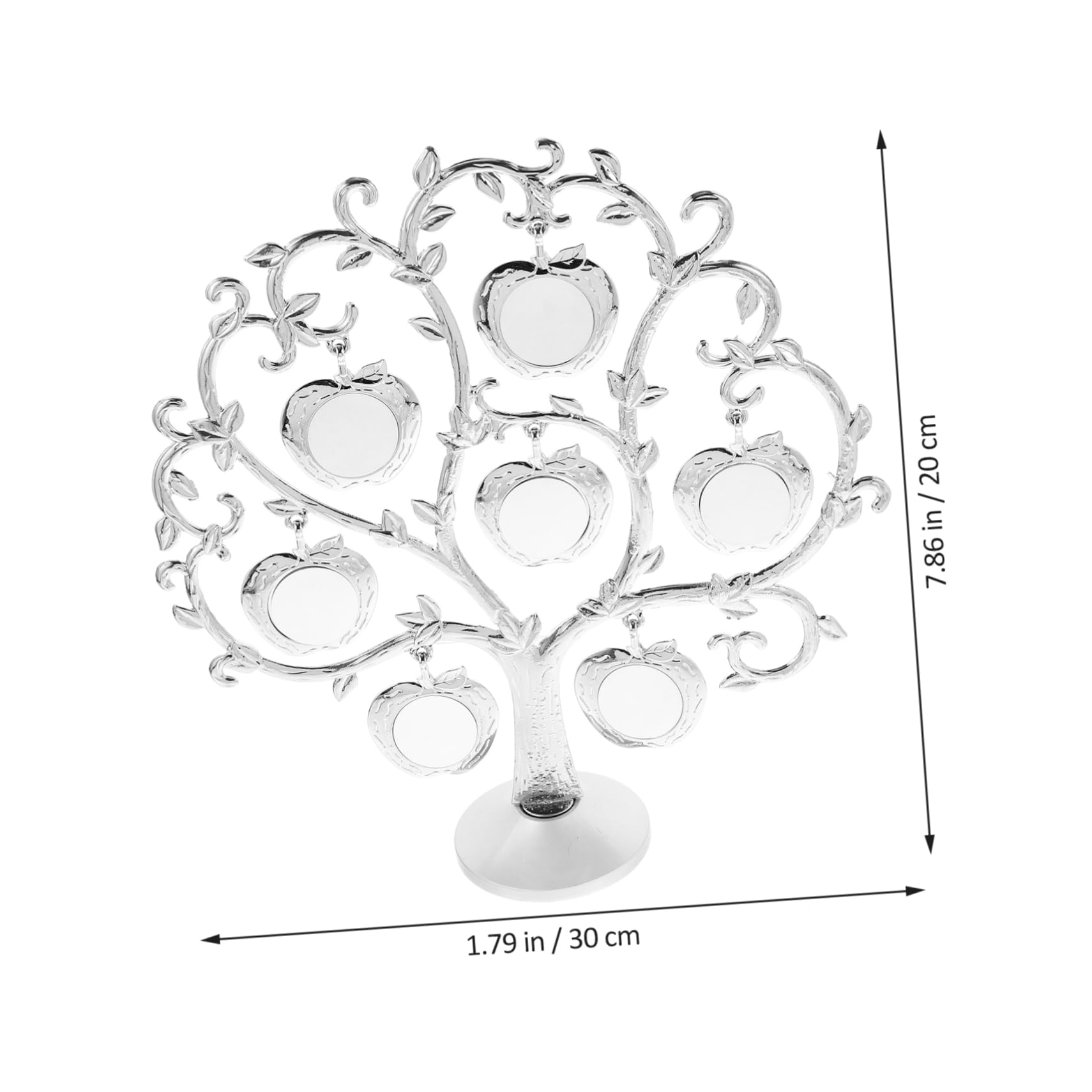 Ciieeo Cornice a Decorativa Albero Forma Foto Metallo
