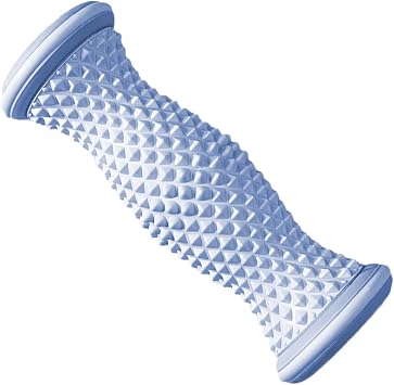 Foot Massager Roller with 52 Enhanced Massage Points - Senshuomy Deep Tissue Foot Roller, Arch Support & Pain Relief - Dual Arc Design Feet Massager for Home/Office UseBlue