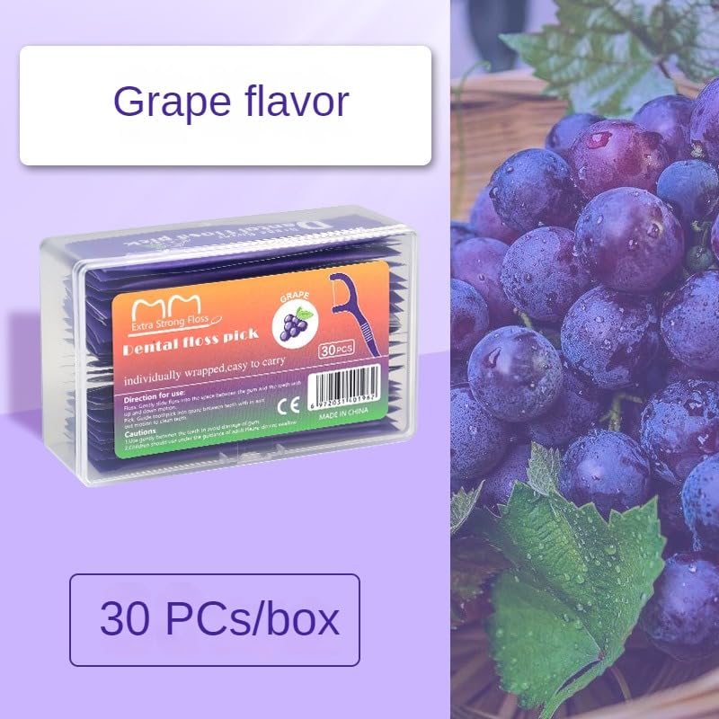 Floss Gang Fruit Flavor Individual Package Ultra Fine Adult Dental Floss Portable Individual Package (4)