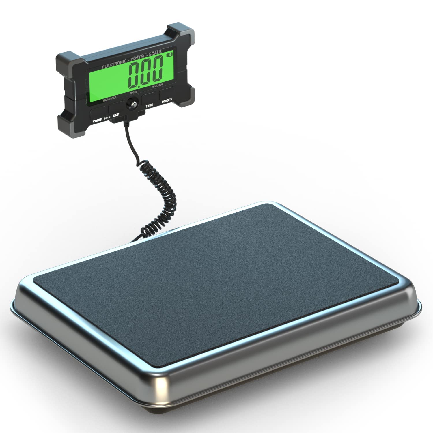 Buy Bulipu Shipping Scale 440lbs LCD Digital Postal Scale, Stainless