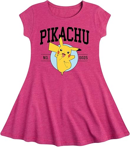 Miniatura 1 de HYBRID APPAREL - Pokémon - Grupo Eevee - Vestido ajustado y acampanado para niñas jóvenes